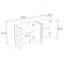Buffet avec rangement caché Rustic Wave-1540690146