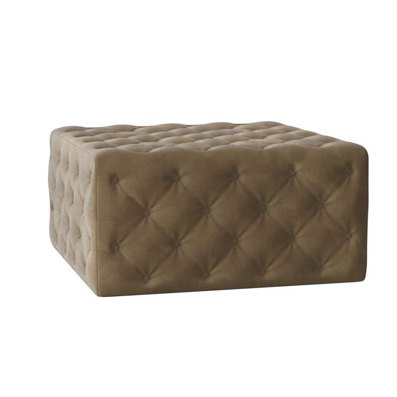 Liv Square Ottoman, Bella Brown Sugar