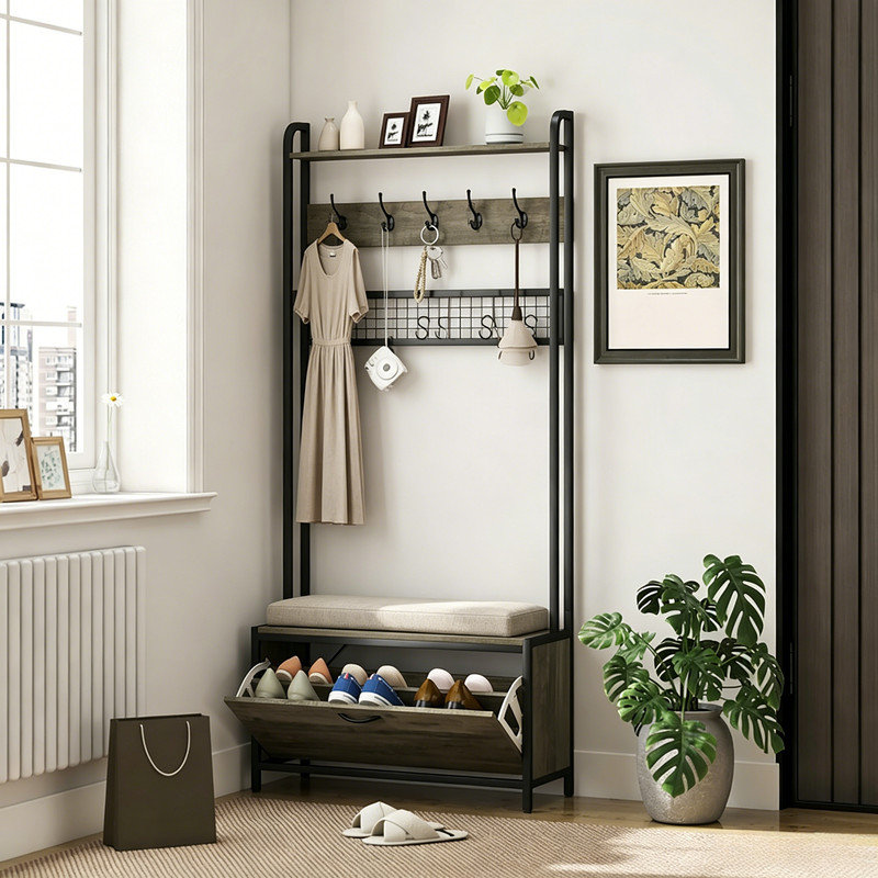 30cm Adjustable Clothing Rack, Gray
