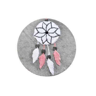 Round Corrine Shag 100cm X 100cm Area Rug