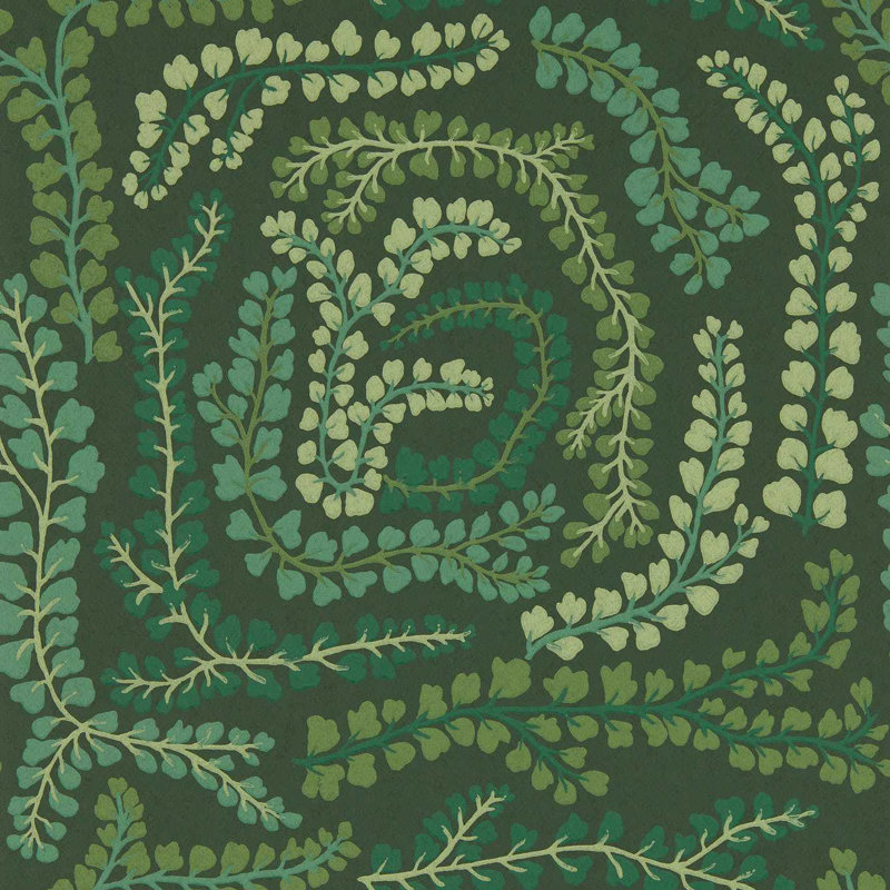 Fayola 10.05m x 52cm Wallpaper Roll, Fig Leaf/Clover
