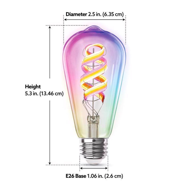 Ampoule à DEL intelligente Fe21 E26 (moyenne) Feit