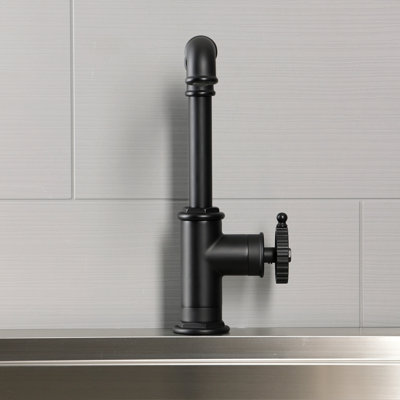 Kingston Brass Fuller One-Handle 1-Hole Deck Mount Bar Faucet