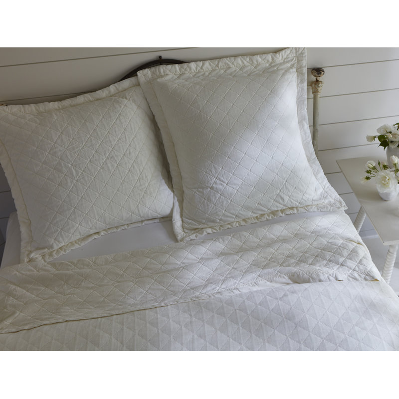 Salt River Matelasse Coverlet, Queen Coverlet/Bedspread, Cream