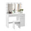 Braunstein Dressing Table with Mirror,105cm (W)×40cm (D)×140cm (H)