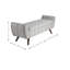 Banc de rangement rembourré Amsi-779423964