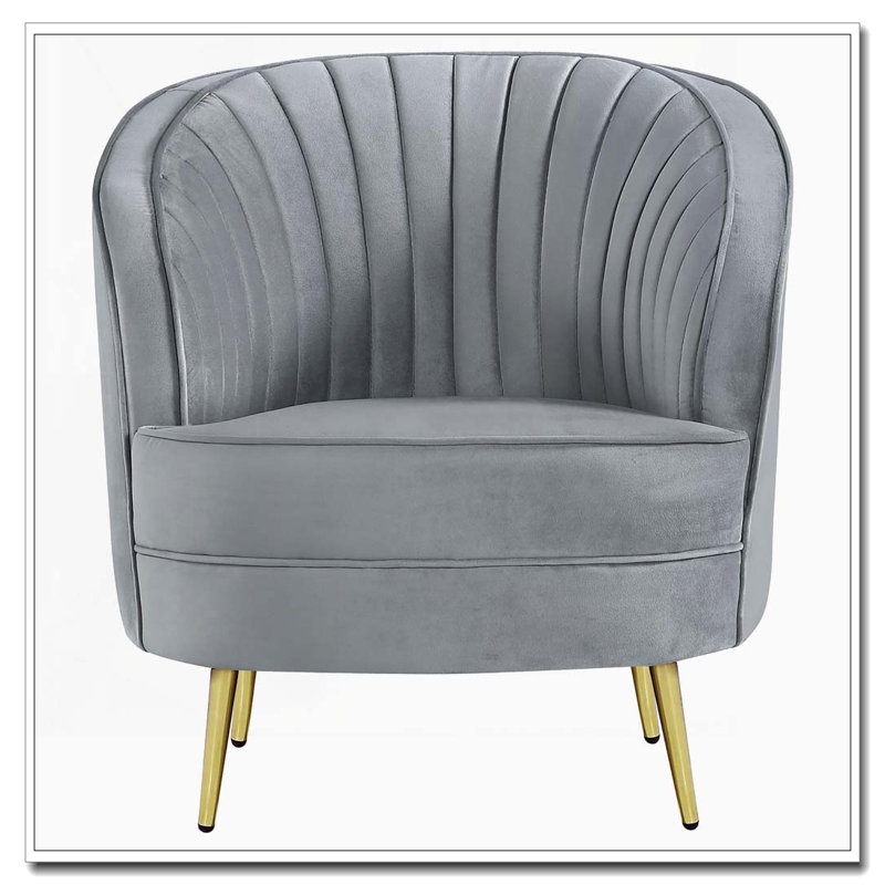 Chaise en velours Channel