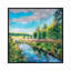 River in Spring Green Forest 1 Piece Painting on Canvas-63929345-63929346