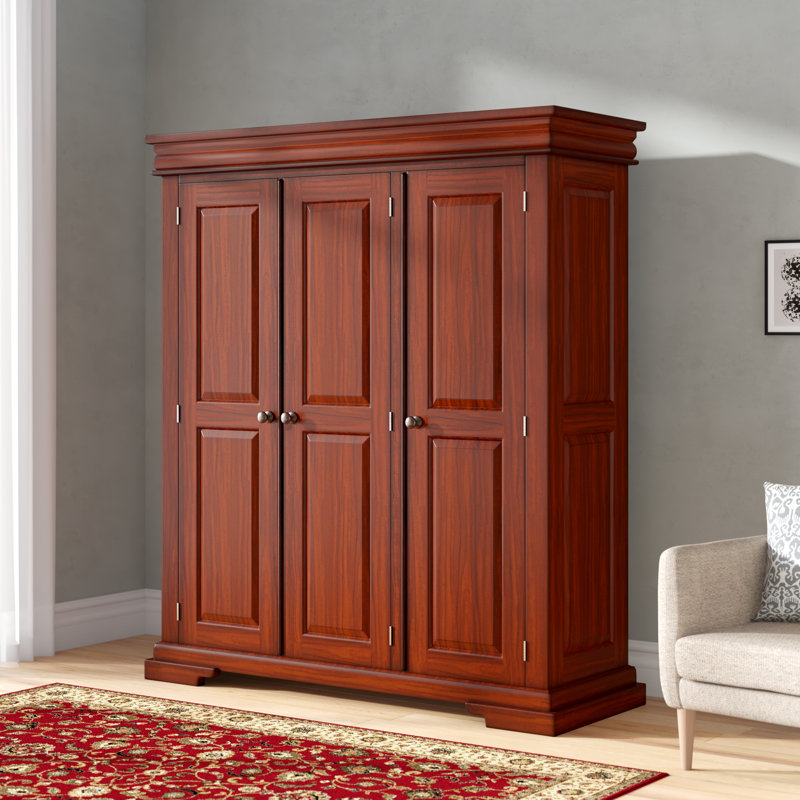 Beaulieu 3 Door Wardrobe, Wax Polish