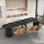 Table de salle à manger extensible pliable pour 1 à 10 personnes, console multifonctionnelle en bois extensible-1266040673-1266040674