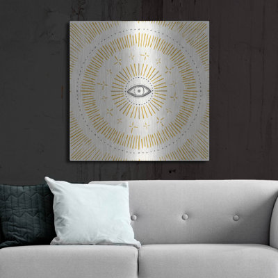 Dakota Fields 'Inner Light' by Danhui Nai Metal Wall Art