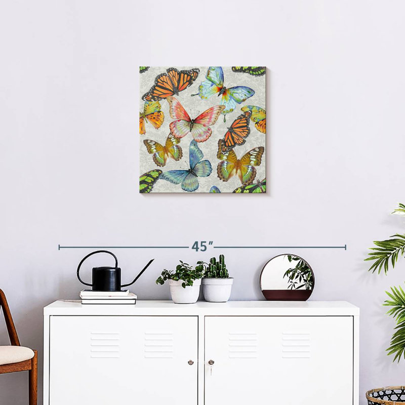 Brampt Butterfly Gathering, 20" H x 20" W
