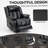 Dual Motor Infinite Position Up to 350 LBS Electric Medium size Genuine Leather-2056756880