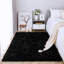 Shahen Rectangle Shag Area Rug in White-618111392-655043887
