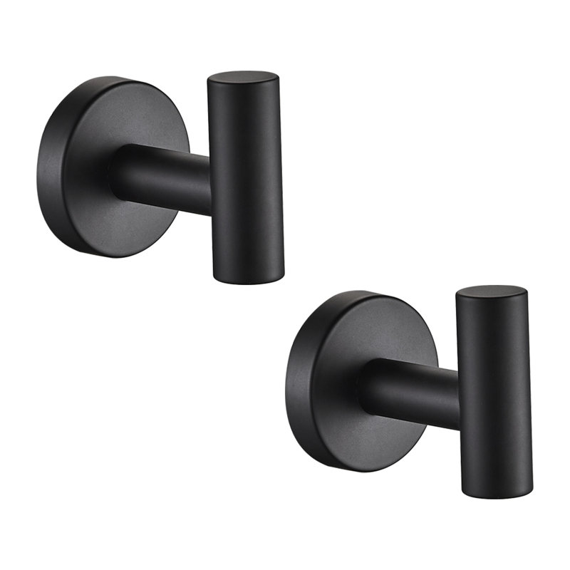 Wall Mounted Towel Hook, Black