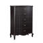 Commode à finition noire antique