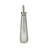 Contemporary Glam Tall Jar with Metal Orb Topper for Entryway Display - Decorative Glass Table Jar for Home Tabletop Decor - Silver-89110000
