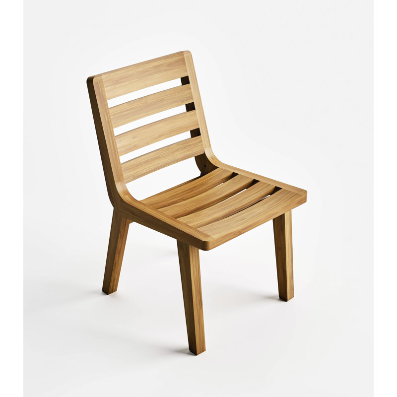 Casares Outdoor Teak Dining Side Chair
