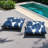 Outdoor Patio Throw Pillows 17.3’’ X 17.3’’ X 6.5’’ Set Of 2 Throw Pillows With Inners Outside Bench Chair Decorative Cushions For Swing Deep Seat Bed Couch Sofa Indoor Outdoor Pillows, Palm Leaf Pattern-1367176708