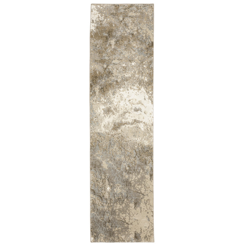 Ronny Abstract Indoor Rug, Runner 2'6" x 12'