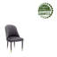 Chaise rembourrée en velours Sudie-2121664684