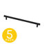Eclipse Series 7-1/2 in. (192 mm) Centre-to-Centre Modern Black Cabinet Handle/Pull (5 Pack)-103175967-117495099