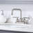 4 in. Centerset 2-handle High Arc Bathroom Faucet with Drain Assembly-58800090