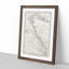 Map Chart of the Great Barrier Reef Area - Framed Print-55575684-55575687