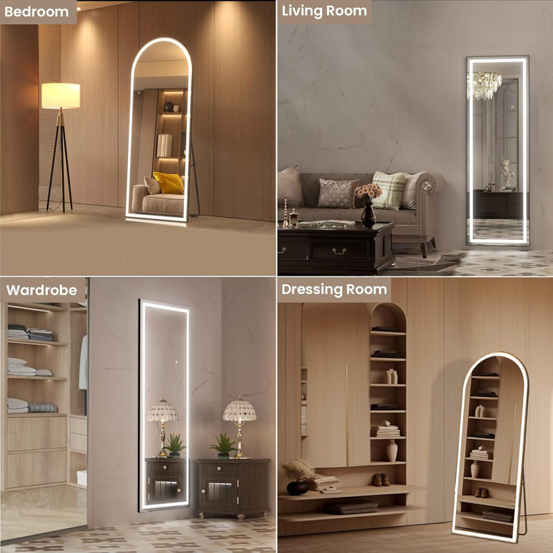 Crace Aluminium Mirror, 59" x 16"