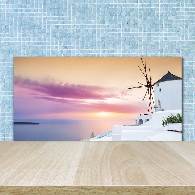 50cm W x 100cm L Glass Peel and Stick Panel