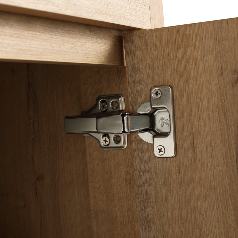 Tibold 35.99'' Single Bathroom Vanity with Ceramic Top