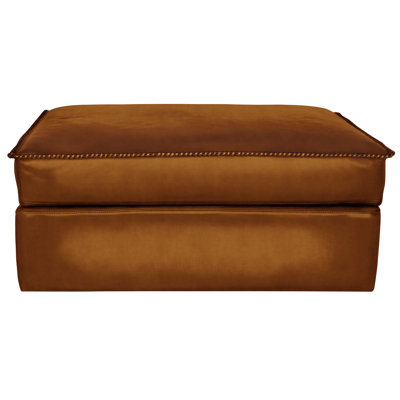 Urban Cowboy Leather Ottoman