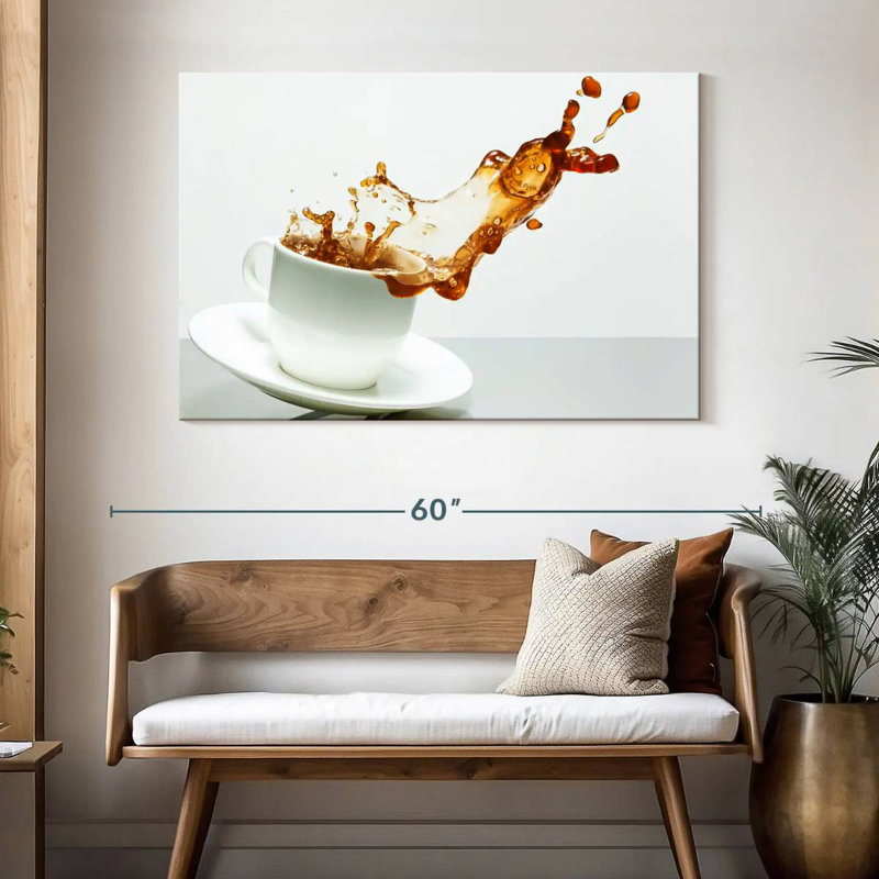 Yarlin Coffee Cup Splash, 32" H x 48" W