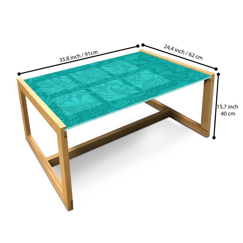 Innogen Sled Coffee Table, 90cm H x 62cm W x 40cm D