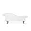 Ekstrom Faux Leather Chaise Lounge-36615842