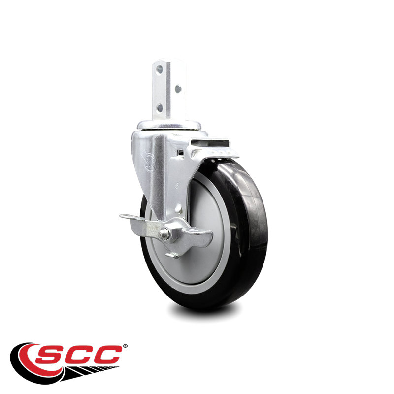 Polyurethane Caster, Black