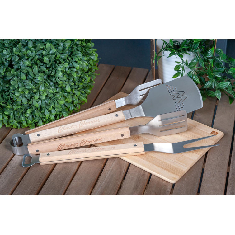 Stainless Steel Grilling Tool Set
