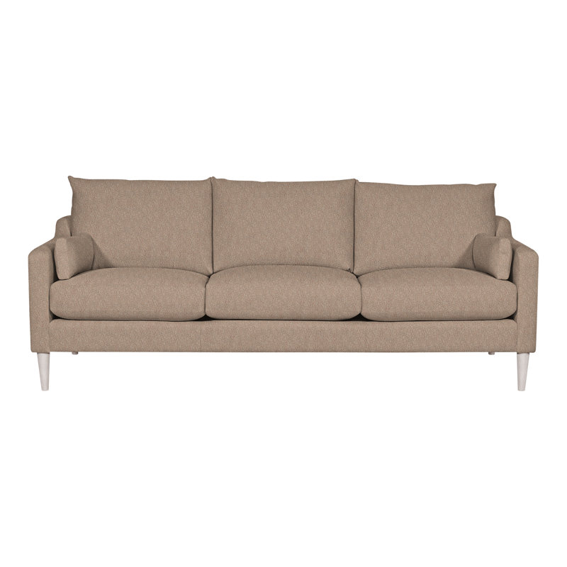 Canapé Thea, Gris colombe, 100% polyester Navada Mushroom