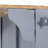 59.3" Kitchen Island with 2 Pull Out Cabinet