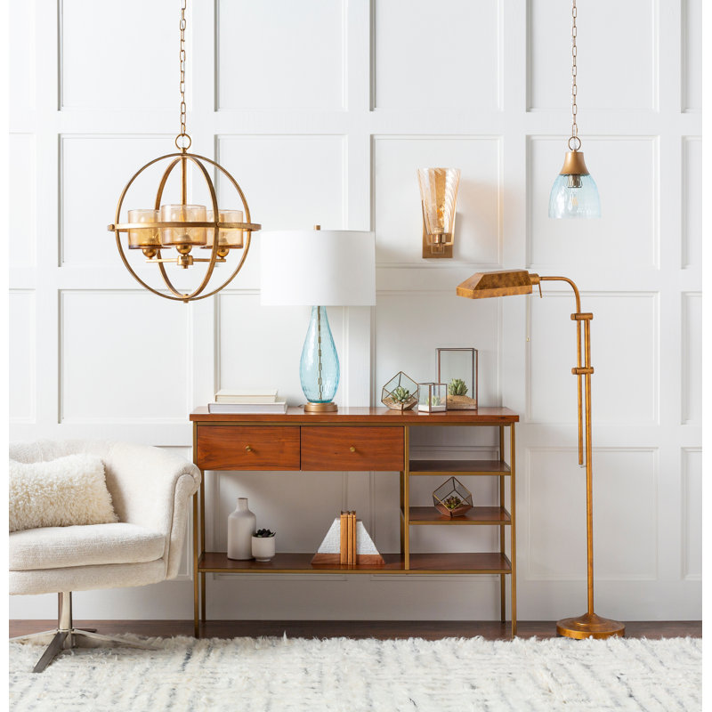 1 - Light Gold Armed Sconce