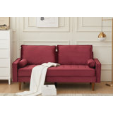 Mearline 70'' Velvet Loveseat
