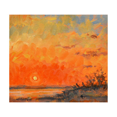 Embrace The Warmth Of Sky | Acrylic On Canvas | By Mitisha Vakil