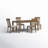 Arbell 4 - Person Four Leg Dining Set