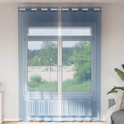 Fabric Room Darkening No Curtain Header Type Sliding Panel Pair
