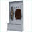 Coat Racks 3-in-1 Entryway Hall Tree with Storage Bench, 4 Hooks &amp; Shoe Storage | Gray | MDF-1628702158