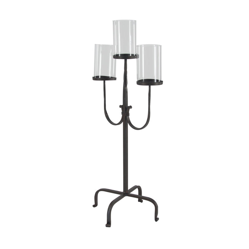 28'' H Iron Tabletop Candelabra