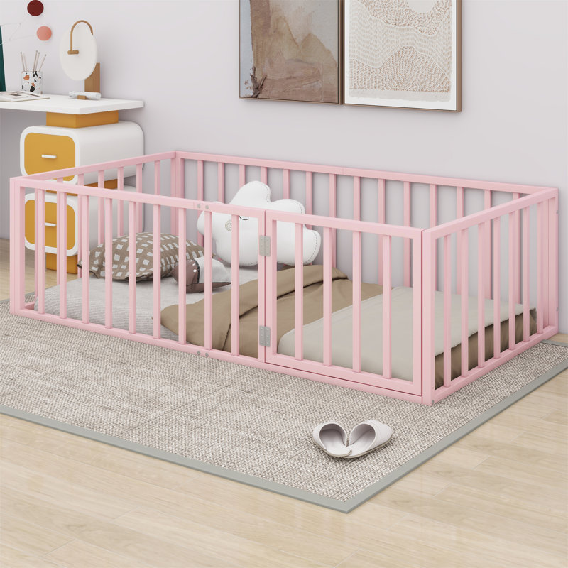 Jaso Metal Bed, Pink