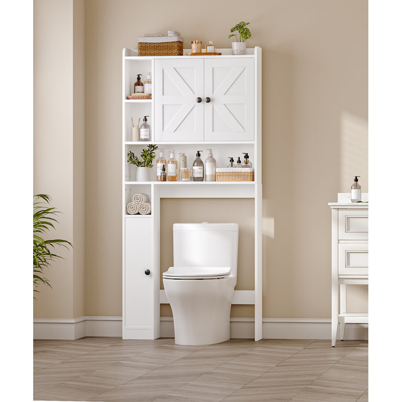 Rangement autoportant au-dessus de la toilette