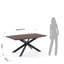 Dalrymple Metal Base Dining Table