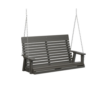 Berlin Gardens Casual Back Double Swing with Stainless Steel Chains